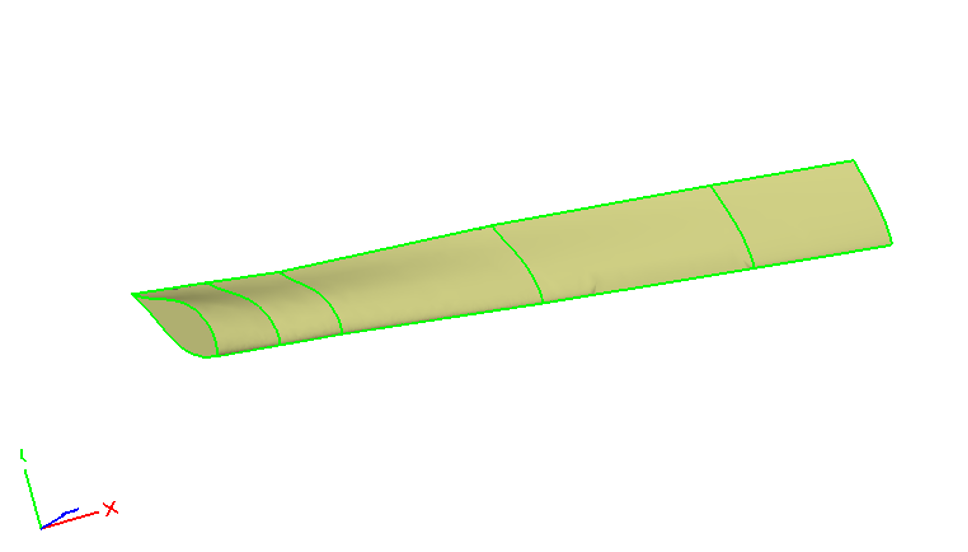 CAD geometry of XV-15 rotor blades